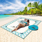 HIHOHO Beach Blanket Waterproof Sandproof Extra Large Beach Mat 79" X - Image 8