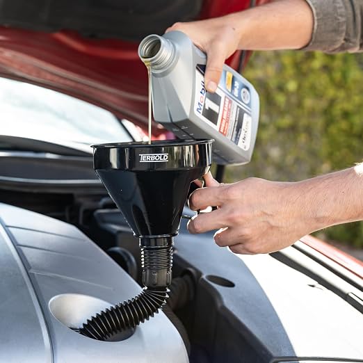 Automotive Flex Funnel with Hose | Wide Mouth Flexible Oil Funnel - Image 2