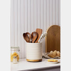 Utensil Holder, 360° Rotating Extra Large Ceramic Kitchen Utensil Holder - Image 5