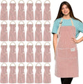 Janmercy 24 Pcs Aprons for Women Men by Janmercy