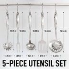 Zulay Kitchen Stainless Steel Cooking Utensil - Image 3