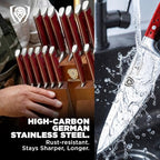 Dalstrong 18-Piece Gladiator Colossal Knife Block Set — German High-Carbon Steel - Image 3