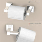 FORIOUS Toilet Paper Holder Wall Mount and Hand Towel Ring Set, SUS 304 - Image 5