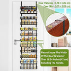 Churboro Over the Door Pantry Organizer Rack - Image 3
