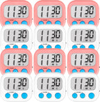 Timer for Kids Teachers Digital Kitchen Timers for Cooking Large Magnetic by AOUCE