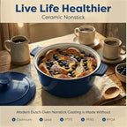 Gotham Steel 5 Qt Lightweight Dutch Oven Pot - Image 3