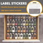 SpaceAid Spice Drawer Organizer - Image 3