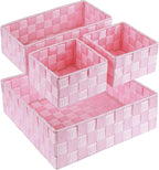 Posprica Woven Storage Baskets for Organizing, Small Baskets Cube Bin Container by Posprica