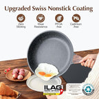 SENSARTE Nonstick Frying Pan Skillet, 12 Inch Omelette Pan - Image 2