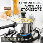 MICHELANGELO Stainless Steel Sauce Pan - Image 6