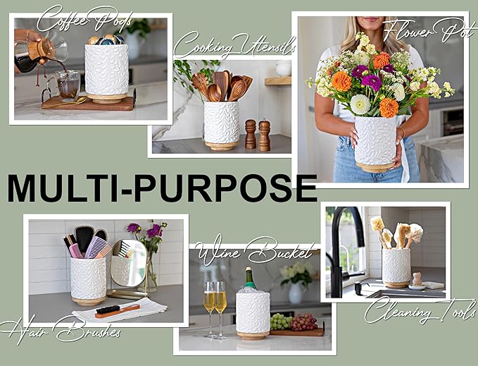 Extra Large 360° Rotating Utensil Holder - Image 4