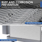 Urackify Stainless Steel Dish Drying Rack - Image 4
