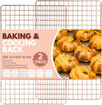 2 PCS Cooling Racks for Cooking and Baking, 14.8x10 Inches Stainless Steel by Unknown