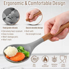 Zulay Kitchen Utensils Set Non-Stick Silicone Cooking Utensils Set - Image 7