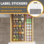 SpaceAid Spice Drawer Organizer - Image 3