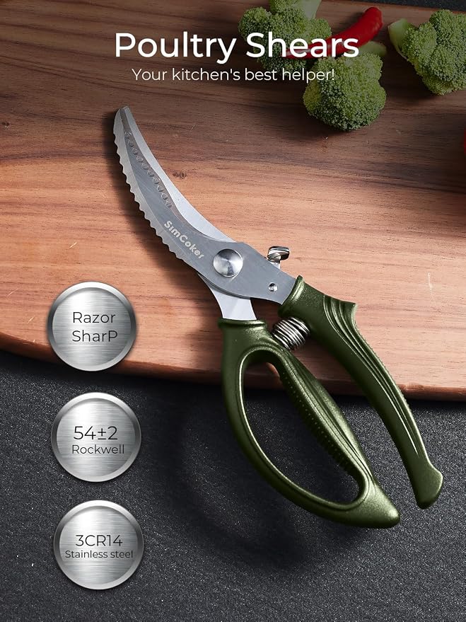 Poultry Shears, Heavy Duty Kitchen Shears - Image 3
