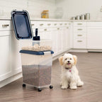 IRIS USA Dog Food Storage Container, 30 lbs & 11 lbs Combo, Cat Food Storage - Image 7