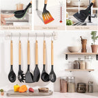 Astercook 39 PCS Kitchen Utensils Set, Silicone Cooking Utensil Sets - Image 7