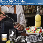 Stainless Steel Ice Cube Trays, Metal Ice Cube Trays - Image 2