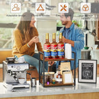 Giikin Kitchen Counter Shelf, Kitchen Countertop Organizer, 2 Tier Spice Rack - Image 6