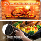 Kikcoin 22 PCS Nonstick Baking Pans Set, Stackable Bakeware Sets - Image 5