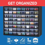 Akro-Mils 64-Drawer Plastic Drawer Storage Cabinet - Image 4
