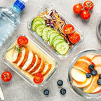 VERONES 10Pack Glass Meal Prep Containers, Airtight Glass Lunch Containers - Image 7