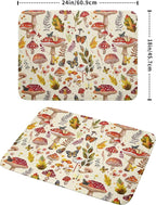 Magic Mushroom Dish Drying Mats Botanical Decorative Absorbent Drying Pad - Image 2