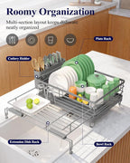 Kitsure Extendable Dish Drying Rack - Image 2