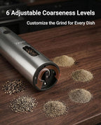 Electric Salt and Pepper Grinder Set - Image 4