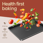 Diamond Bottom Cookie Sheet Set of 2, Nonstick Gray Carbon Steel Baking Pans - Image 7