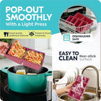 Silicone Freezer Trays with Lids, 2 Cup & 1 Cup Soup Container Style Ice Cube - Image 5