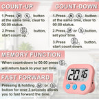 ZILLEEN Classroom Timer for Kids Teachers 2 Pack Digital Timers - Image 8