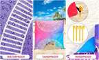 HIHOHO Beach Blanket Waterproof Sandproof Extra Large Beach Mat 79" X - Image 2