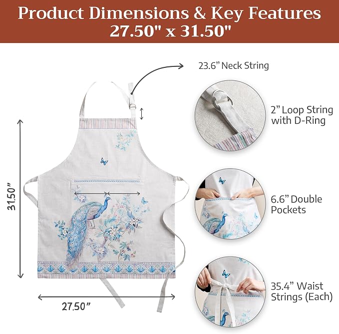 Maison d' Hermine 100% Cotton Apron - Image 5