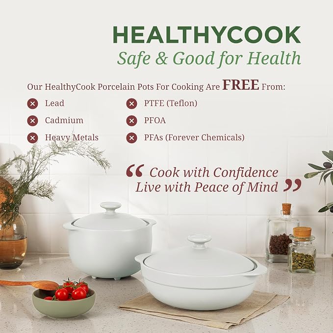 Minh Long 3.17 qt Porcelain Clay Pot - Image 4