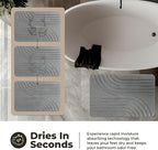 TOSORO - Stone Bath Mat Diatomaceous Earth Shower Mat Non-Slip Super Absorbent - Image 3