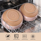 AmorArc 9.8’’ Ceramic Serving Bowls, 90 OZ Extra Large Salad Bowls Set of 2 - Image 9