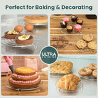 Ultra Cuisine 3 Set Round Cooling Racks - Image 9