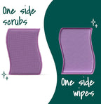 Scotch-Brite Dobie Stay Clean Scrubbers, Non-Scratch Dual-Sided Dish Sponges - Image 6