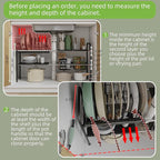 NETEL Adjustable Under Sink Organizers and Storage, Pots and Pans Organizer - Image 3
