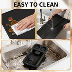 Silicone Coffee Mat and Espresso Tamping Mat, Detachable Espresso Coffee Bar - Image 5