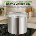 NutriChef Stainless Steel Stock Pot - Image 5