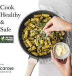 CAROTE 12 Inch Nonstick Deep Frying Pan - Image 4