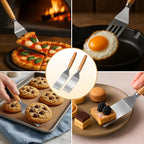 2Pcs Stainless Steel Spatula Set, Mini Serving Spatula - Image 4