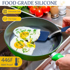 Silicone Cookie Spatula Turner 2 Pack Mini Brownie Spatula Flexible Kitchen - Image 4