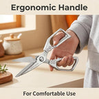 2 heavy-duty food scissors, premium ultra sharp Japanese stainless steel - Image 3