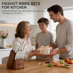 Fikshot 14-Piece Knife Set – German High Carbon Stainless Steel, Professional - Image 8
