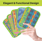 Wet-it! Skrubba 6-Pack Reusable Dish Scrubbers – Non-Scratch Scouring Pads - Image 7