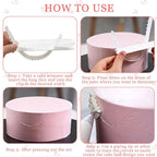 4PCS Cake Arch Guide Tool, Adjustable Fondant Cake Arc Ruler, Practical Baking - Image 2